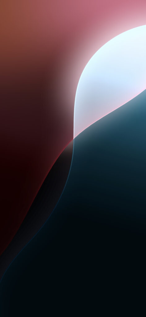 An abstract image featuring a curved, smooth gradient. The top half transitions from light blue to white, while the bottom shifts from dark blue to black. A soft, flowing line separates the two sections, creating a wave-like effect.
