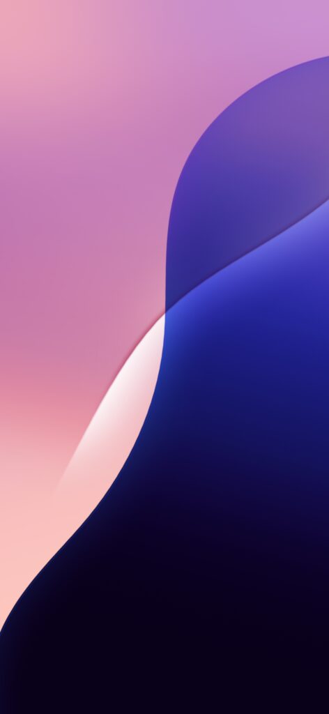 Abstract digital art featuring fluid curves and gradients. A blend of pink and purple on the left transitions smoothly into deep blue on the right, creating a sense of flow and harmony.
