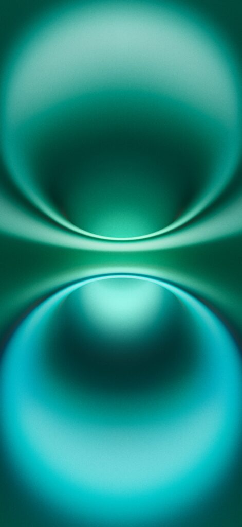 Abstract image featuring smooth, overlapping teal and turquoise shapes with blurred edges, creating a sense of depth and movement reminiscent of ripples or waves in water.
