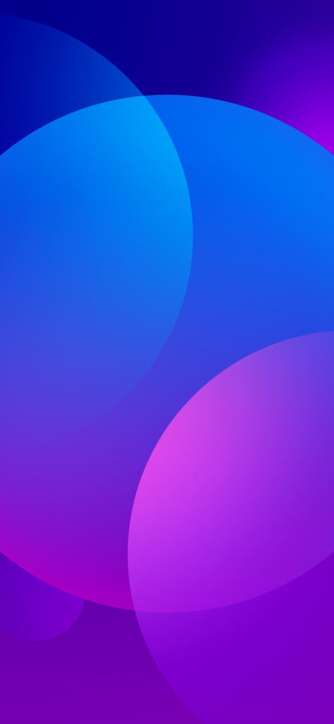 Abstract image featuring overlapping circular shapes in vibrant hues of blue, purple, and pink, creating a dynamic and colorful gradient effect. The composition is smooth, with a sense of depth and fluidity.
