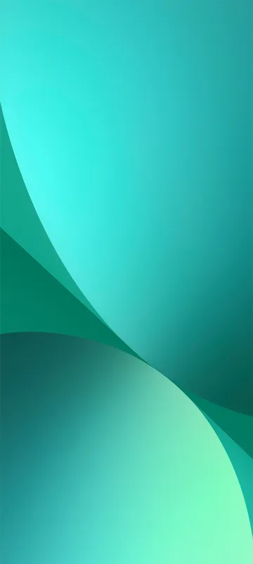 Abstract background with smooth, flowing curves in shades of teal and turquoise, creating a sense of depth and fluidity. The gradient seamlessly transitions from light to dark hues, giving a calming and modern appearance.
