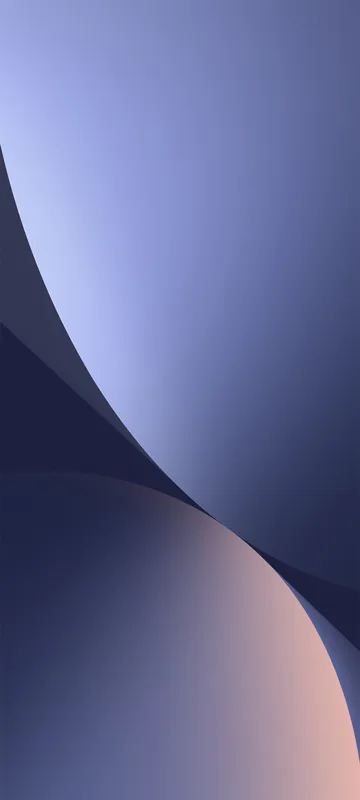 Abstract image featuring soft, flowing curves in shades of blue and a hint of peach. The smooth gradient creates a calming, harmonious effect, suggesting a sense of fluidity and balance.
